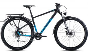 Треккинговый велосипед Ghost Kato EQ 29 AL - 29 дюймов - Diamant - 2025, цвет Schwarz|black/bright blue - matt
