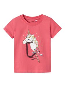 Рубашка NAME IT NMFKITTY, розовый