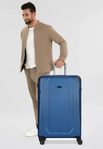 Чемодан valencia на колесах, 4 шт., 77 см. Bugatti, Blue