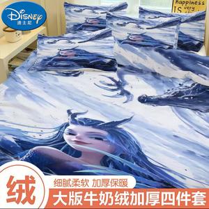 Disney Комплект постельного белья, 4 предмета, пододеяльник 180x200 см