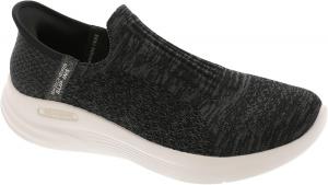 Женские кроссовки Skechers без шнурков с расслабленной посадкой для спорта, черный