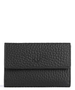 Кошелек Hirsch Brenna RFID из зерненой кожи Voi, черный