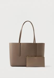 Сумка-шоппер Calvin Klein FOIL LOGO TOTE, Desert Taupe/Taupe
