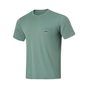 LINING Футболка Fitness Series мужская темно-зеленая