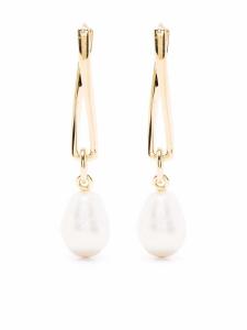 Серьги-подвески с жемчугом Missoma, золотой