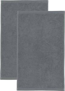 Гостевое полотенце Erwin Müller 2er-Pack 155414, 30x1x50 см, серый