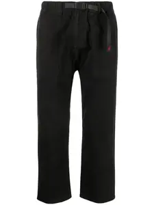 Укороченные брюки с поясом на пряжке Gramicci, черный