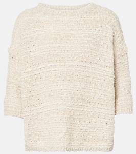 Свитер Arda из смесового хлопка Max Mara, Avorio