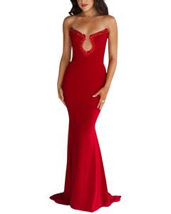 Платье макси CAMILA BLANCO Camila Blanco, красный