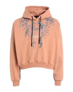 Толстовка Terracotta Crop Hoodie With Grey Lightning Phobia Archive, коричневый