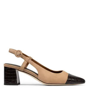 Женские туфли Song из коричневой маслянистой замши Donald Pliner