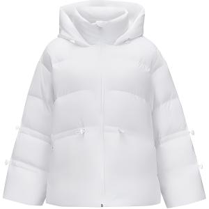 Куртка пуховая женская ярко-белая Skechers
