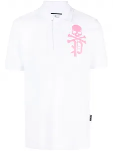 Рубашка поло Skull & Bones Philipp Plein, белый