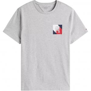 Tommy Hilfiger Футболка мужская серая Crew Neck