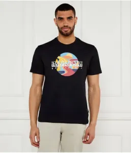 Футболка S-VALDOR SS relaxed fit Napapijri, черный