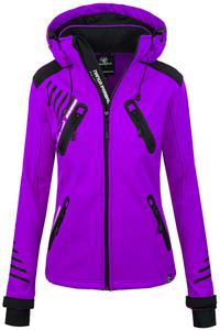 Куртка софтшелл Rock Creek Jacke, фиолетовый
