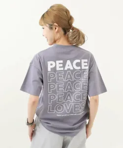 Футболка с коротким рукавом и принтом Devil Lab для взрослых, 100% хлопок, коллекция весна/лето 2015 Devirock, цвет 010-Peace-G Violet