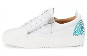 Женские кожаные кроссовки Gail Giuseppe Zanotti, White