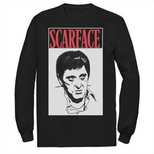 Мужская футболка со шрамами для лица и большим лицом Licensed Character