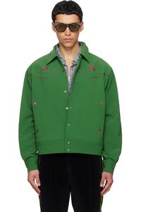 Ковбойская куртка с кантом Needles, зеленый