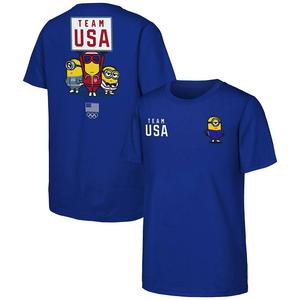 Футболка «Миньоны» молодежной королевской сборной США Outerstuff, цвет Usa Blue