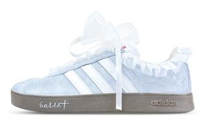 Adidas Neo Vl court 2.0 нескользящие низкие скейтерские кроссовки unisex blue white