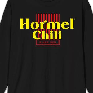 Мужская футболка Hormel Chili с длинными рукавами с логотипом 1891 года Licensed Character