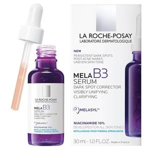 La Roche-Posay Mela B3 Сыворотка-корректор темных пятен с антивозрастным меласилом и 10% ниацинамидом 30 мл