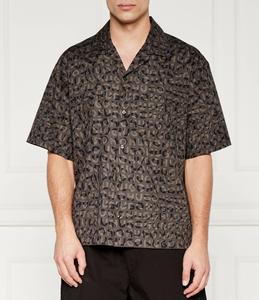 Рубашка HUGO Egeeno Oversize fit, черный