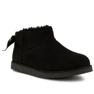 Женские ботильоны Juicy Couture Kelsey 2 с круглым носком, черные с золотыми вставками, модель LION769