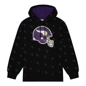 Mitchell Ness Толстовка Mitchell & Ness Minnesota Vikings Allover Print мужская Black