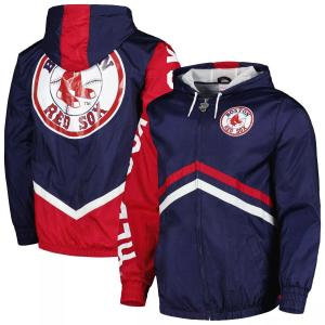 Мужская ветровка с капюшоном и молнией во всю длину Mitchell & Ness Boston Red Sox Undeniable