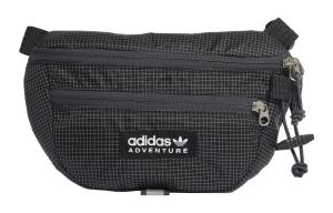 Футболка из полиэстера, поясная сумка, унисекс, классический черный цвет Adidas Originals