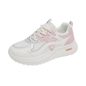 TONYBEAR Низкие женские беговые кроссовки бежево-розовые, цвет Beige Pink