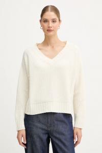 Свитер из смесовой шерсти United Colors Of Benetton, бежевый