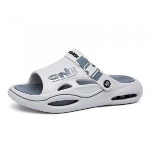 NANJIREN Пляжные сандалии мужские черно-серые серо-черные бело-синие серо-черные, цвет Gray Black