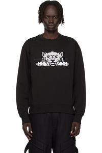 Свитшот Kenzo Paris 'Kenzo Happy Tiger' с вышивкой, черный