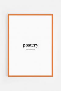 Деревянная рамка для фотографий Postery, 50x70 см, оранжевый