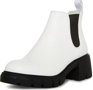 Женские ботильоны Steve Madden Howler, Weiß/Schwarz
