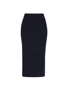DreiMaster Женская юбка темно-синего цвета