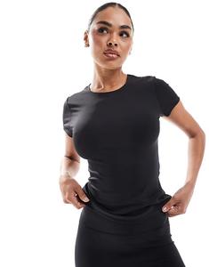 Футболка South Beach с короткими рукавами, черная