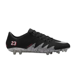 Кроссовки Air Jordan x Hypervenom Phinish NJR FG 'Black Metallic Silver', черный