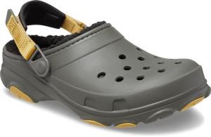 Кроксы для взрослых с подкладкой и регулируемым ремешком на пятке Crocs, оливковый