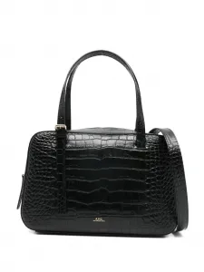 Сумка-тоут с верхней ручкой A.P.C., черный