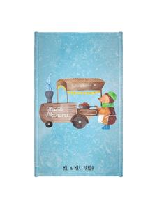 Mr. & Mrs. Panda Еж и каштановое полотенце, не говоря ни слова, ледяного синего цвета