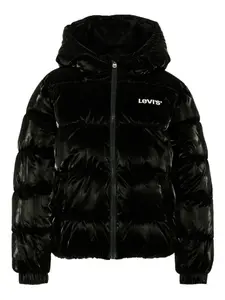 Куртка-пуховик с капюшоном Levi's Kids, черный