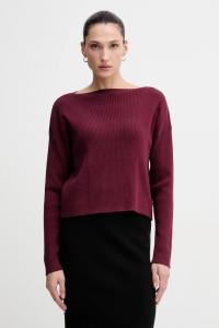 Свитер из смесовой шерсти Sisley, бордовый