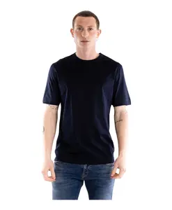 Хлопковая футболка Paolo Pecora, синий