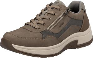 Мужские туфли Rieker на шнуровке, коричневый