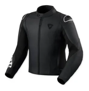 Квадратичная куртка REV'IT!, черный/белый